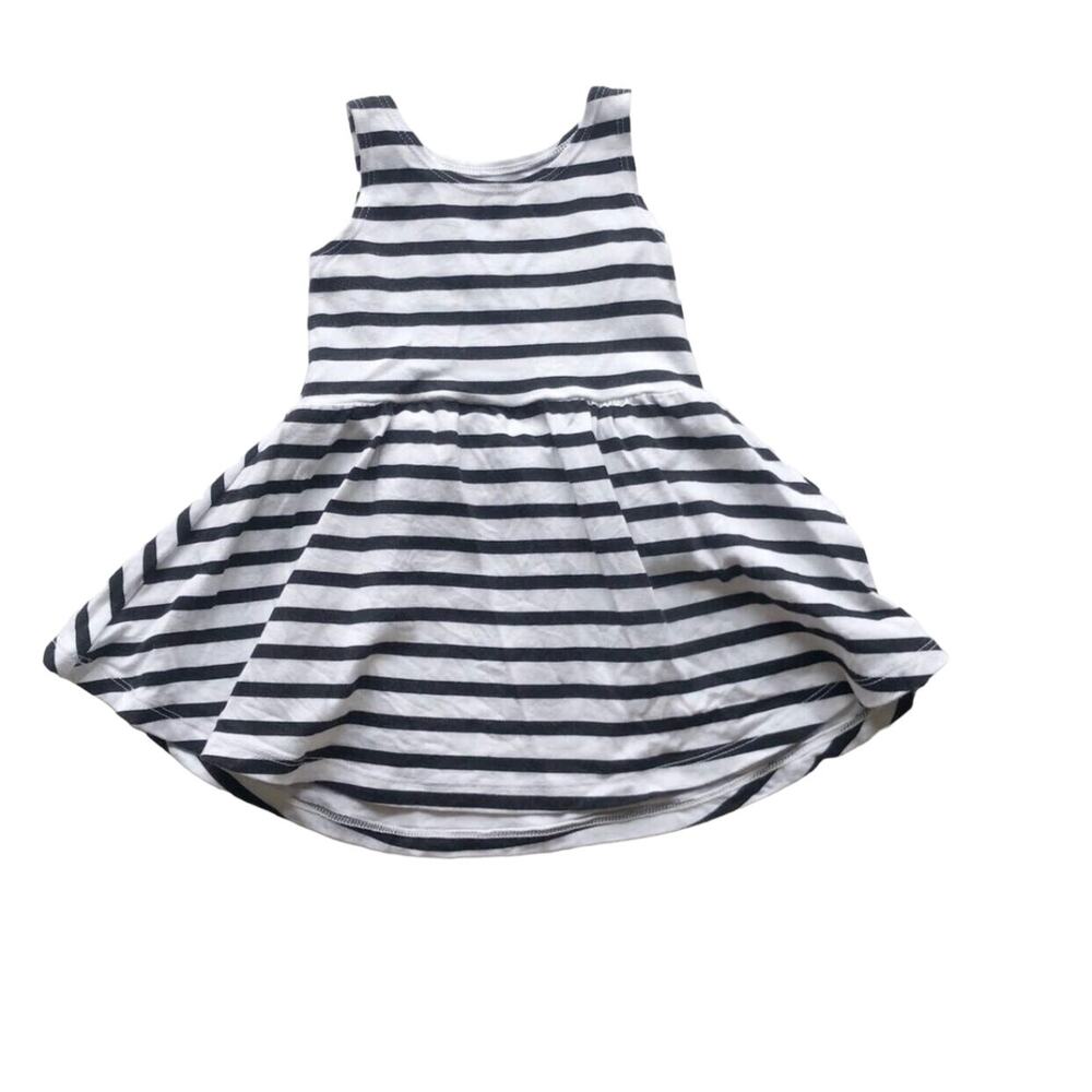 June & January Onyx Stripe Tank Swing Dress